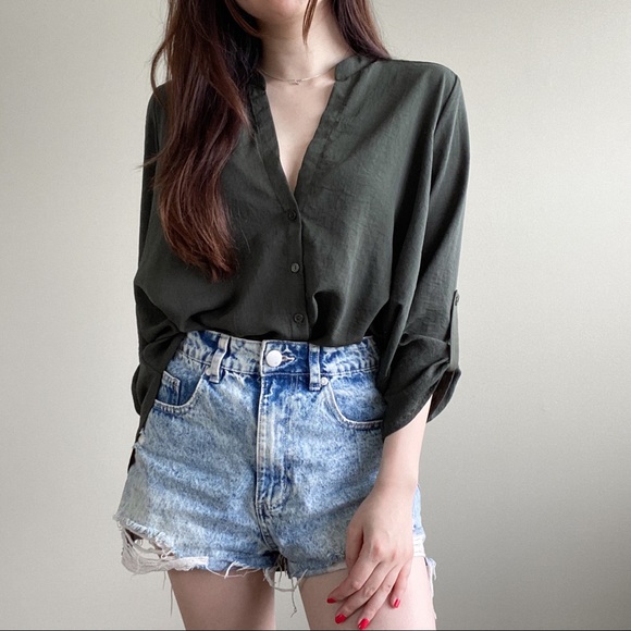 Lush Wrap Blouse - Picture 1 of 8